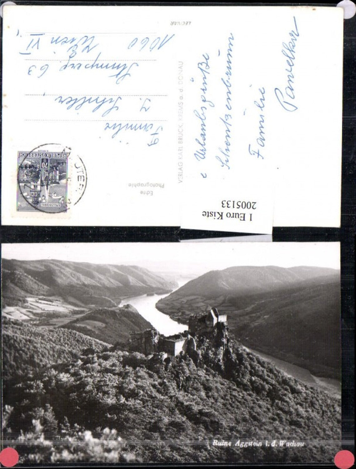 2005133,Ruine Aggstein in d. Wachau