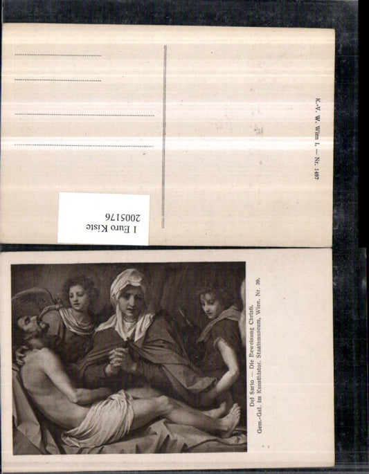 2005176,Künstler AK Del Sarto Dei Beweiung Christi Gemälde im Kunsthistorischen Museum Wien