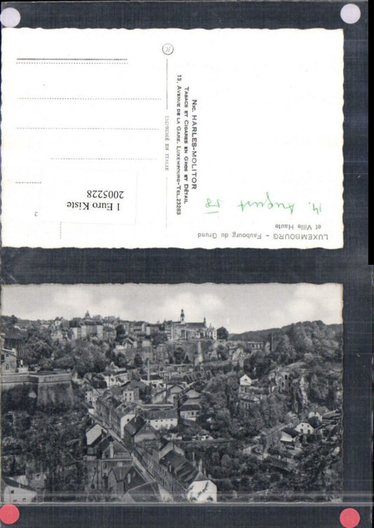 2005228,Luxembourg Luxemburg Faubourg du Grund et Ville Haute Totale