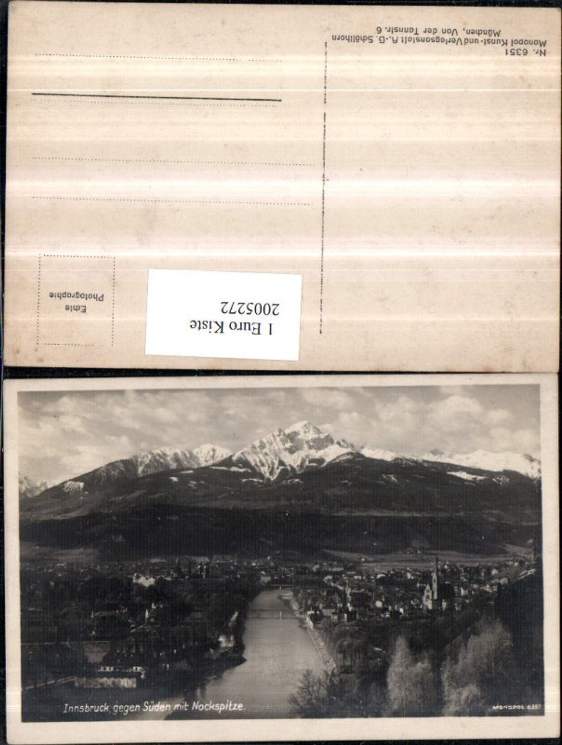 2005272,Innsbruck Totale geg. Süden m. Nockspitze