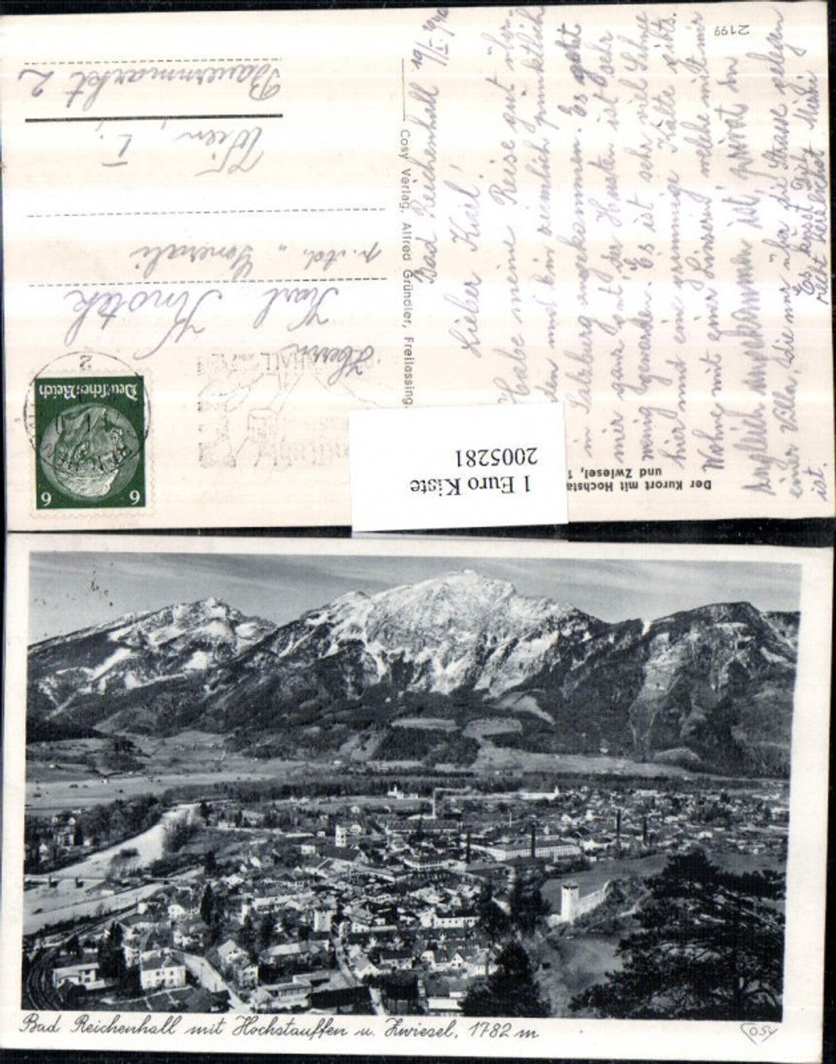 2005281,Bad Reichenhall Totale m. Hochstauffen u. Zwiesel pub Cosy