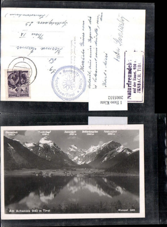 2005332,Am Achensee m. Pertisau Totale Bergkulisse