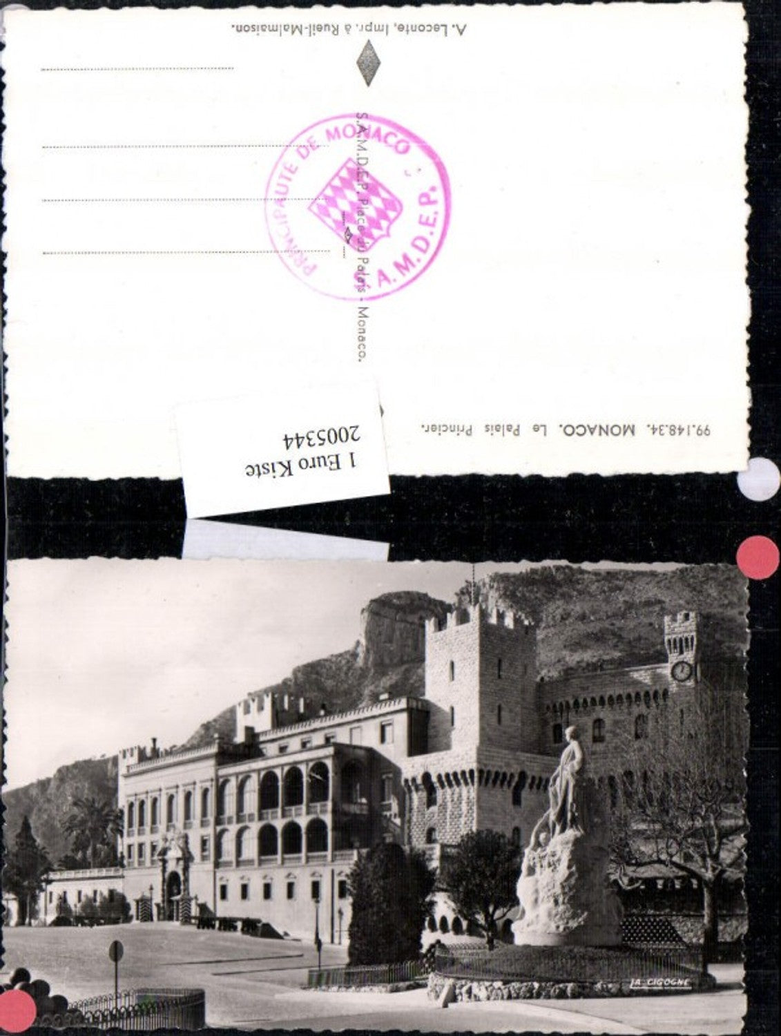 2005344,Monaco Le Palais Princier Fürstenpalast