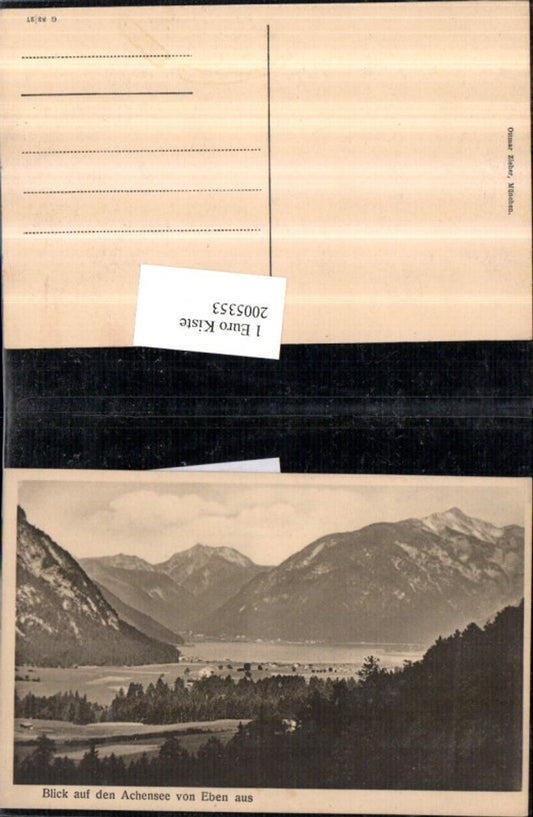 2005353,Blick auf d. Achensee von Eben aus pub Ottmar Zieher