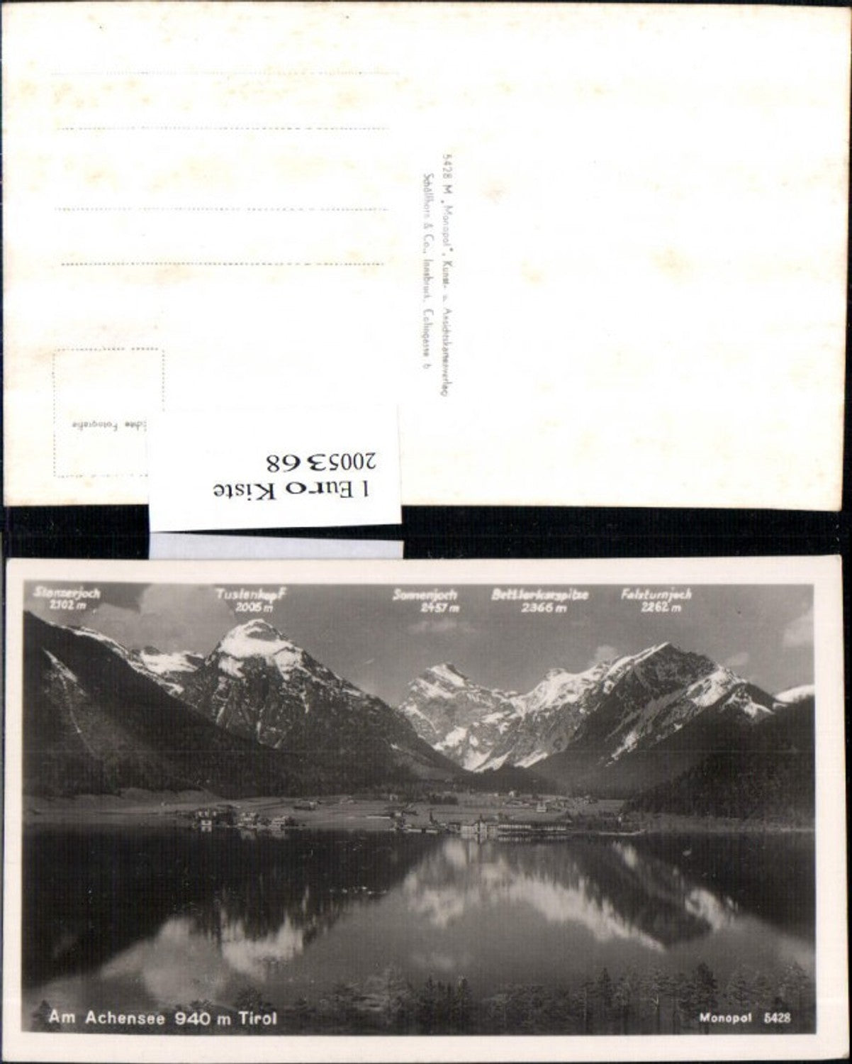 2005368,Am Achensee m. Pertisau Totale Bergkulisse