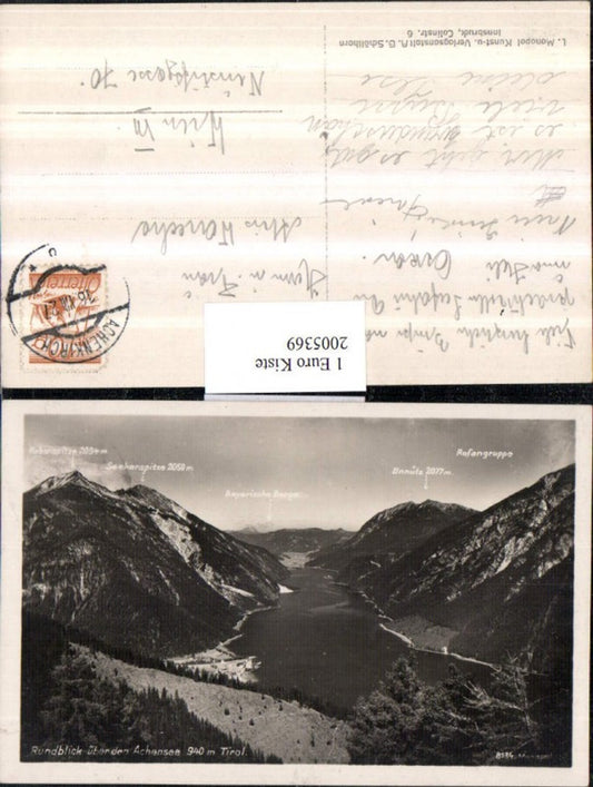 2005369,Rundblick über den Achensee Totale Bergkulisse