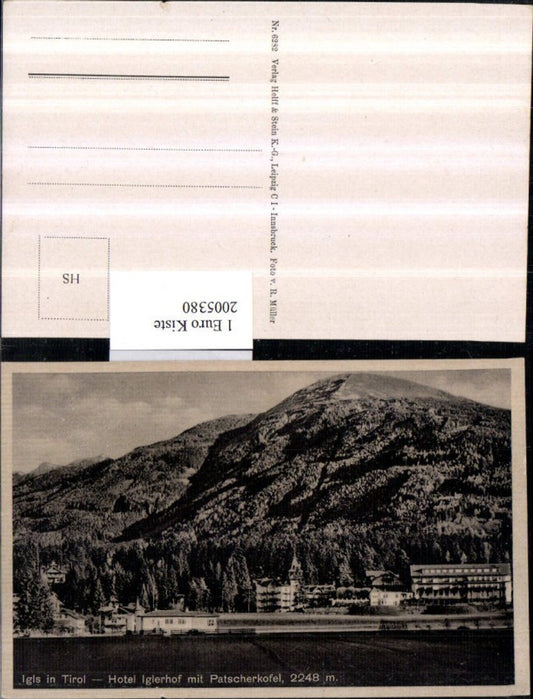 2005380,Igls in Tirol Hotel Iglerhof m. Patscherkofel