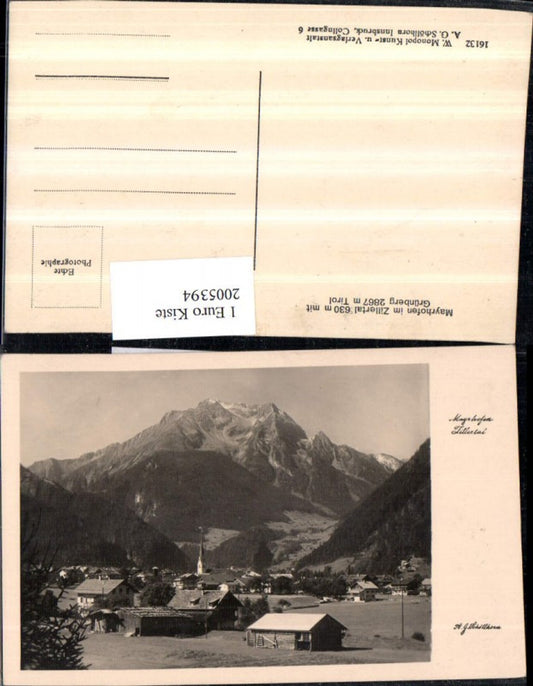 2005394,Mayrhofen im Zillertal Totale m. Grünberg
