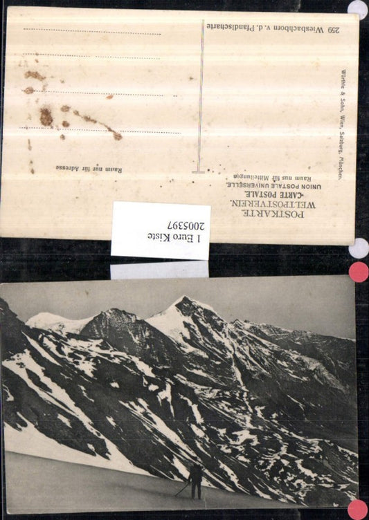 2005397,Wiesbachhorn von d. Pfandlscharte Bergkulisse b. Fusch an d. Glocknerstraße