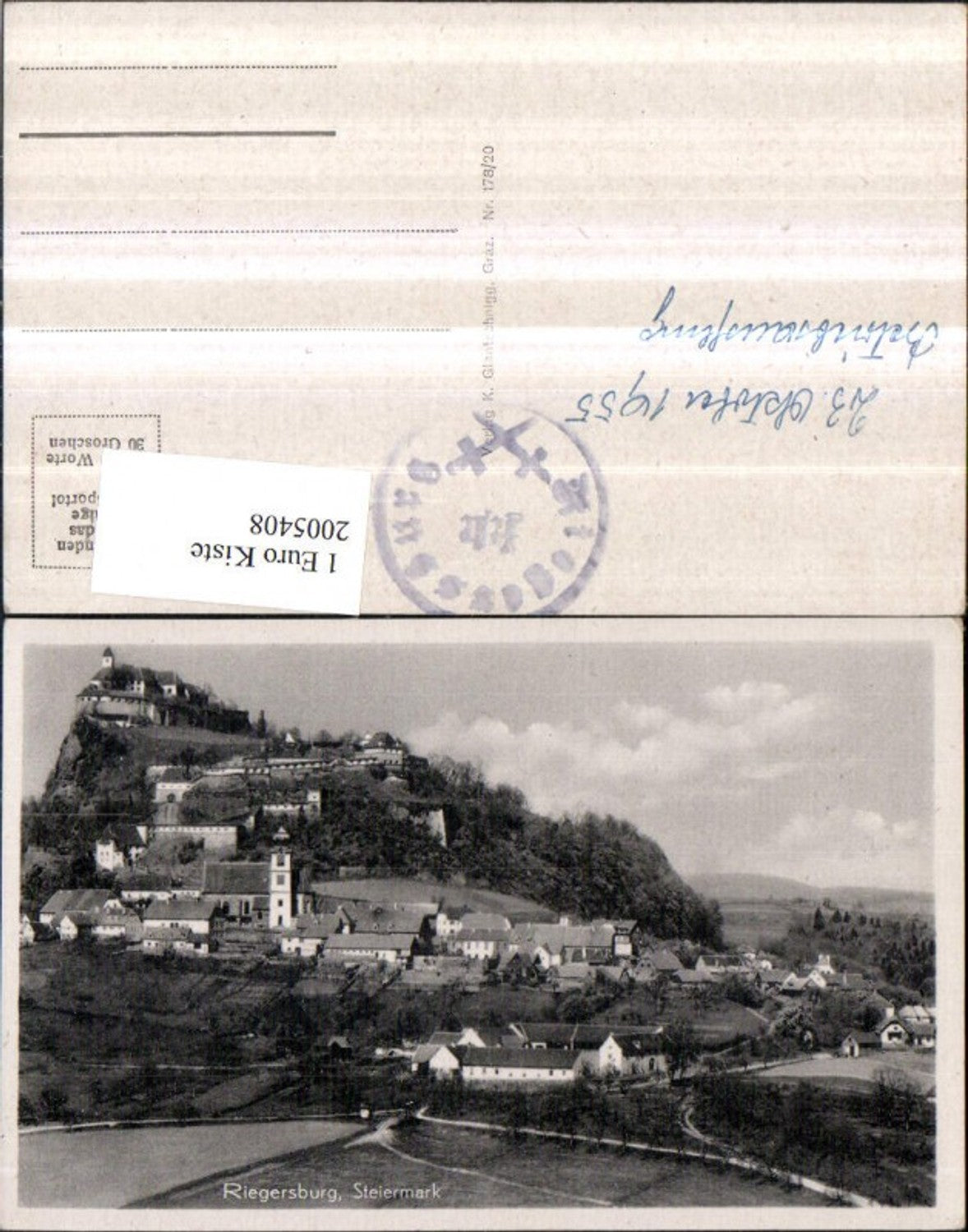 2005408,Riegersburg Totale m. Burg