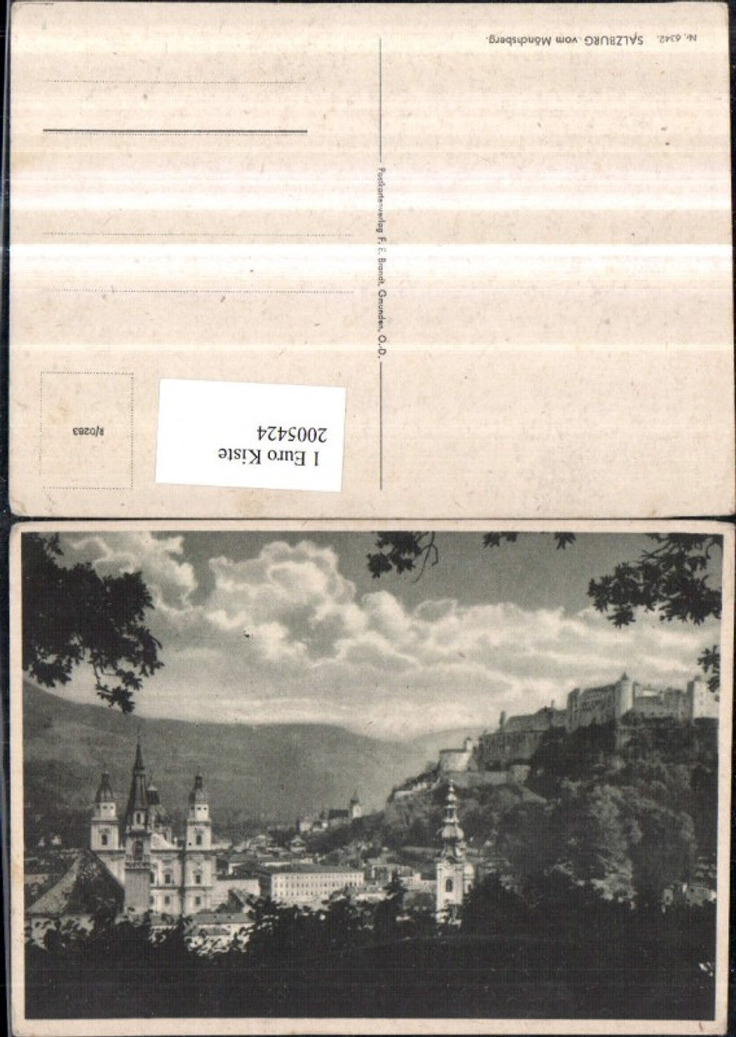 2005424,Salzburg Teilansicht Festung v. Mönchsberg