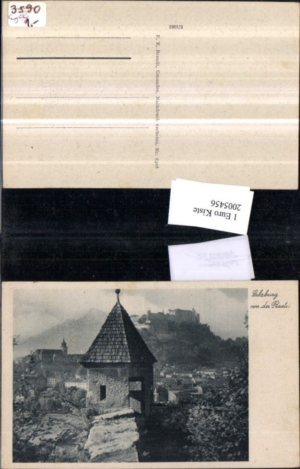 2005456,Salzburg Teilansicht von d. Bastei Turm Festung