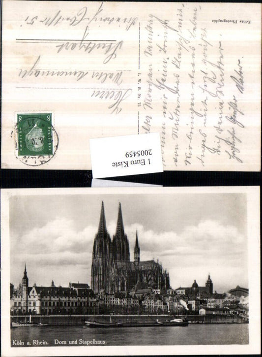 2005459,Köln am Rhein Dom u. Stapelhaus
