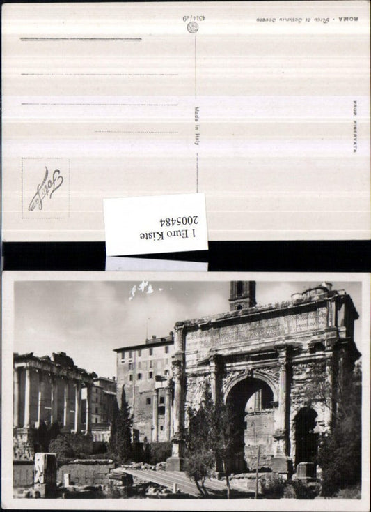 2005484,Roma Rom Arco di Settimio Severo Bogen