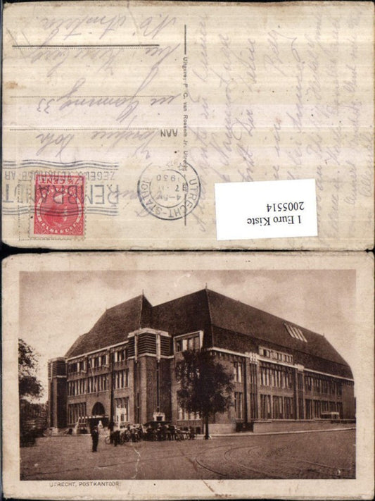 2005514,Utrecht Postkantoor Postamt Gebäude
