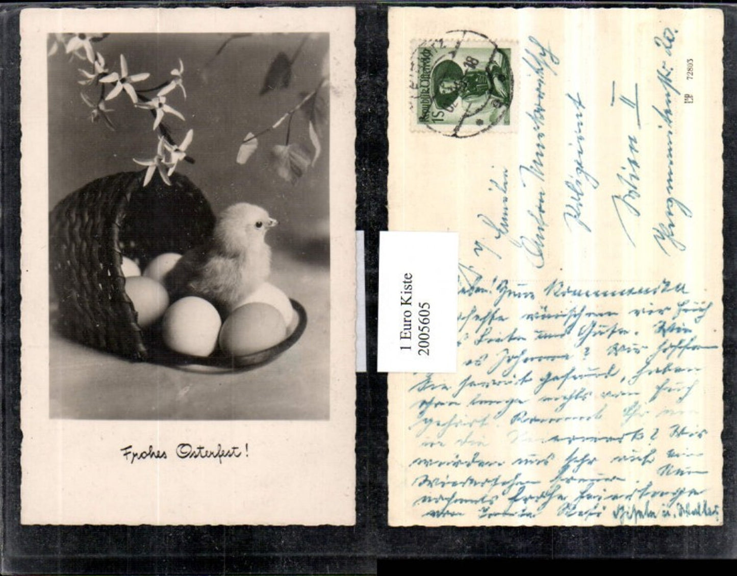 2005605,Ostern Küken Ostereier Eier Korb
