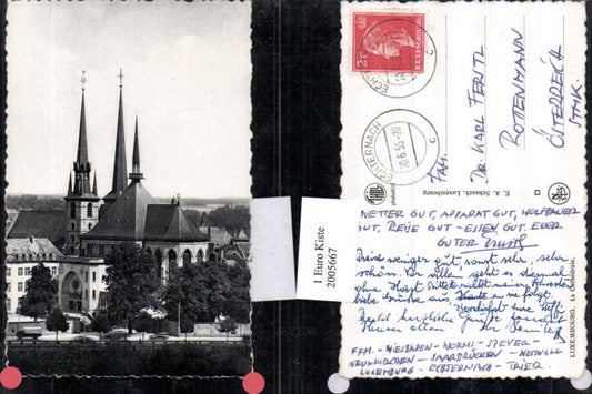 2005667,Luxembourg Luxemburg La Chatedrale Kirch