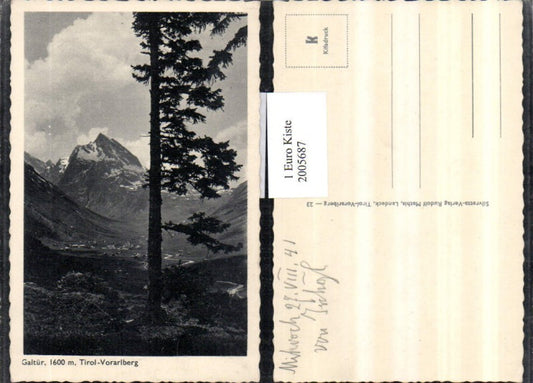 2005687,Galtür Tirol-Vorarlberg Totale Bergkulisse