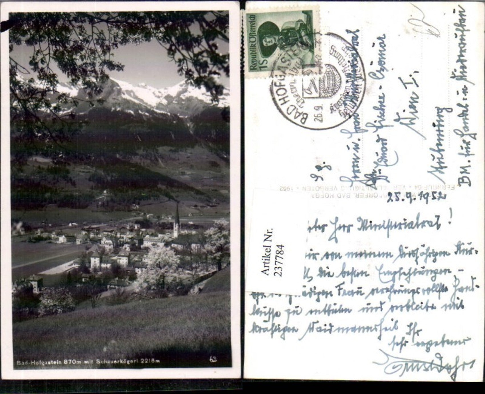 Alte Ansichtskarte – Old Postcard