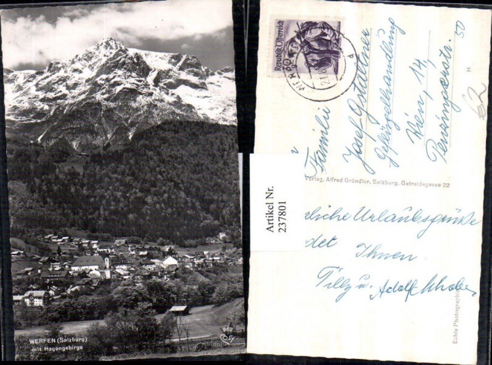 Alte Ansichtskarte – Old Postcard