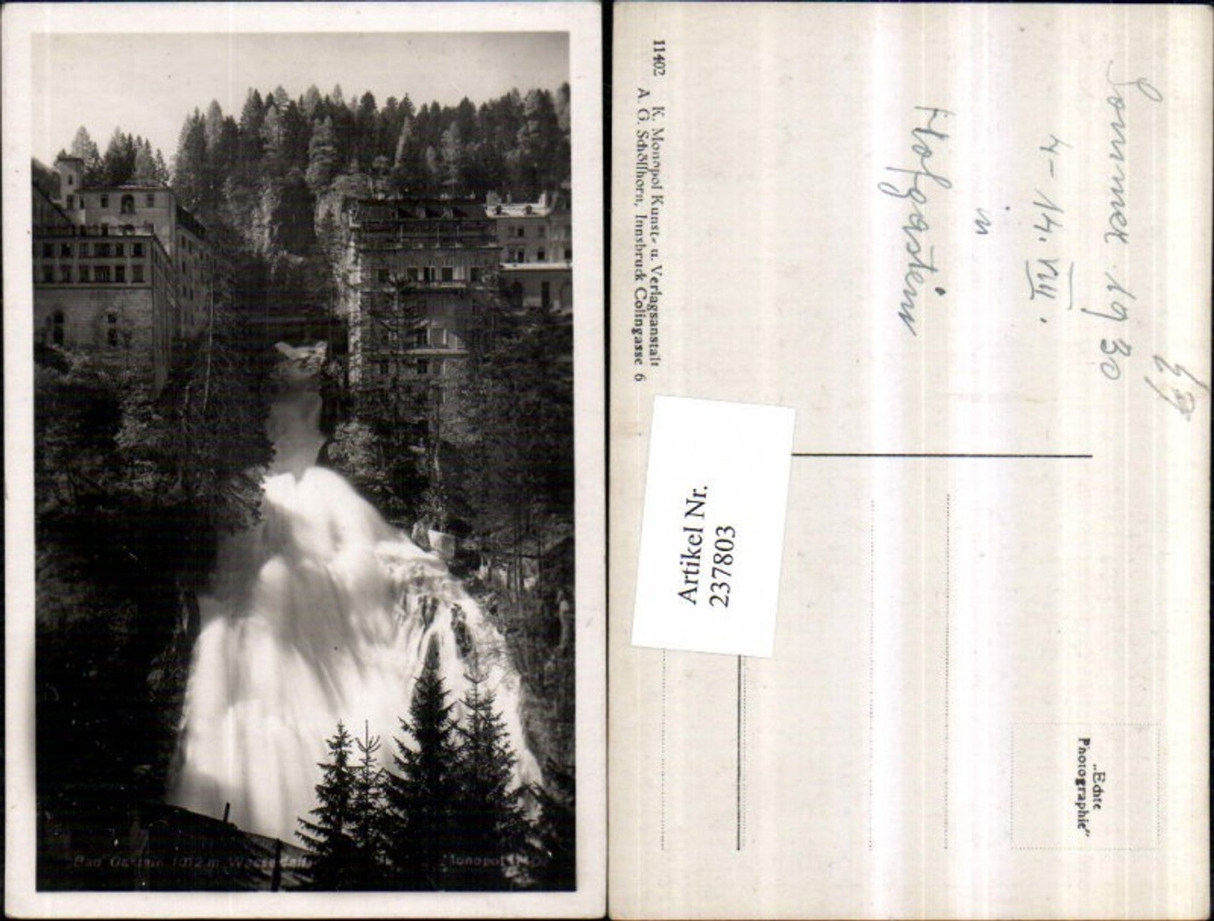 Alte Ansichtskarte – Old Postcard