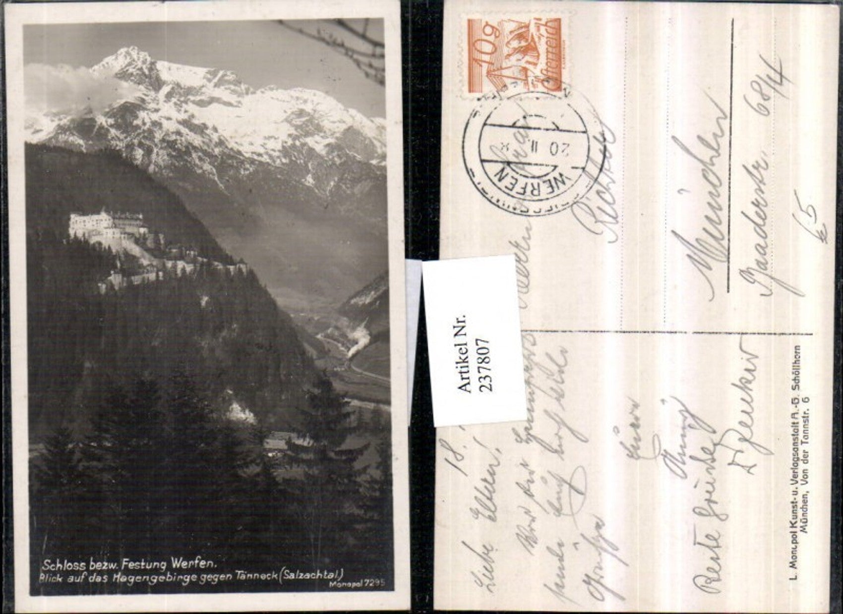 Alte Ansichtskarte – Old Postcard