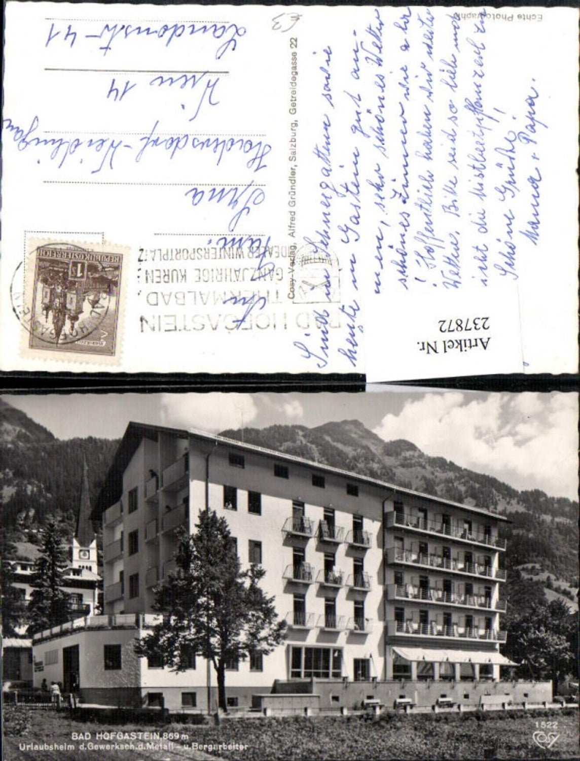 Alte Ansichtskarte – Old Postcard