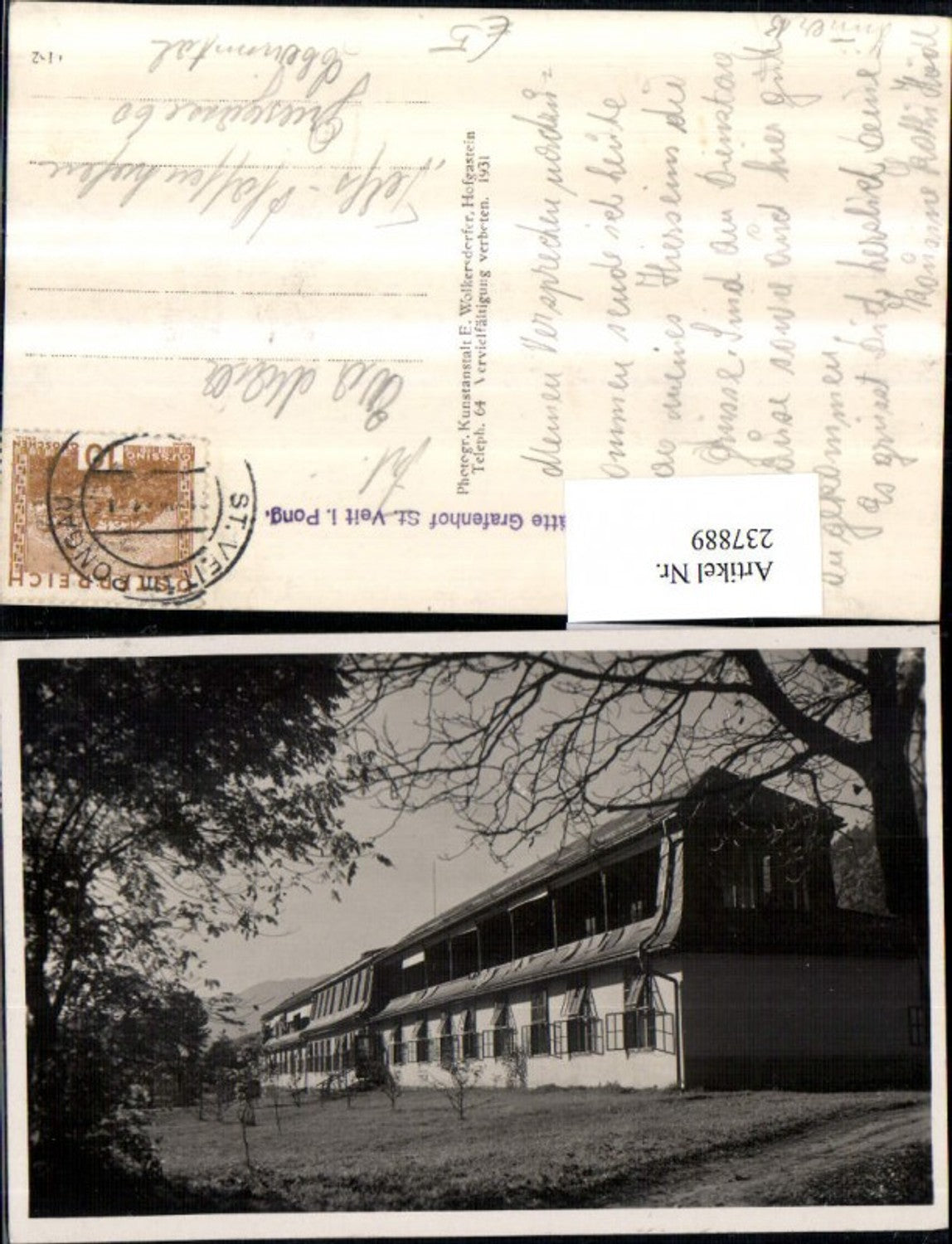 Alte Ansichtskarte – Old Postcard