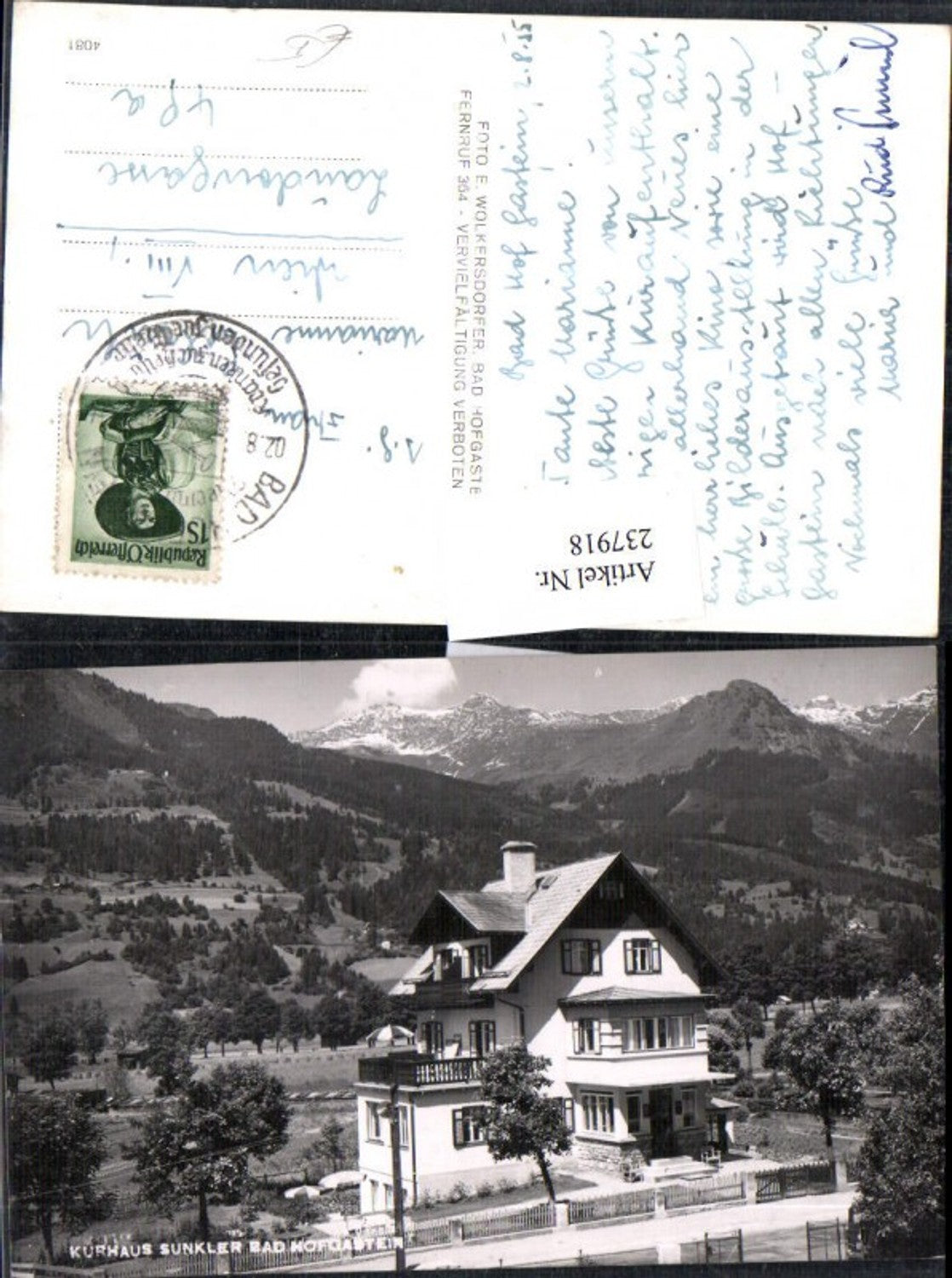 Alte Ansichtskarte – Old Postcard