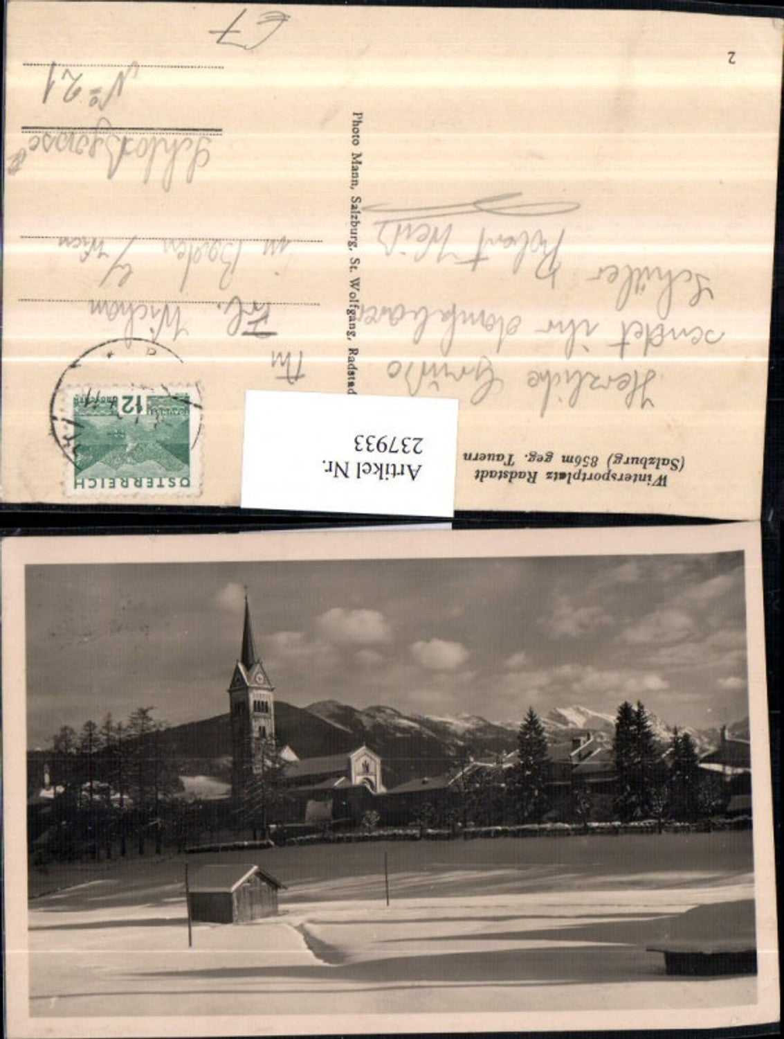 Alte Ansichtskarte – Old Postcard