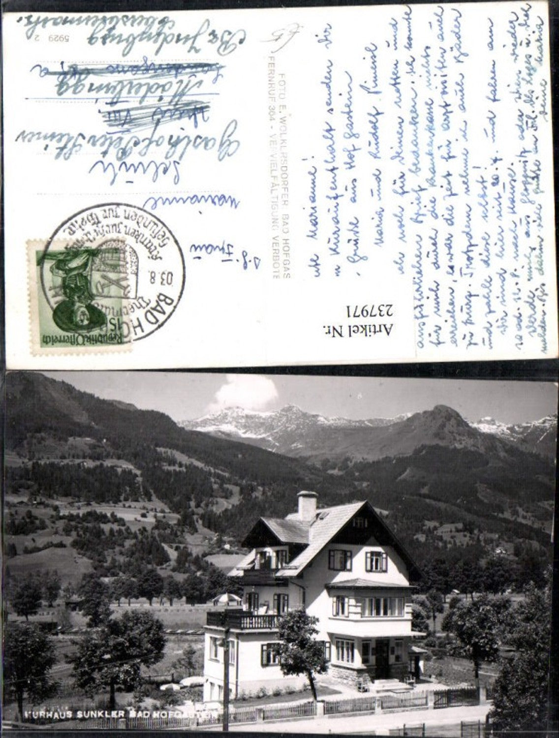 Alte Ansichtskarte – Old Postcard