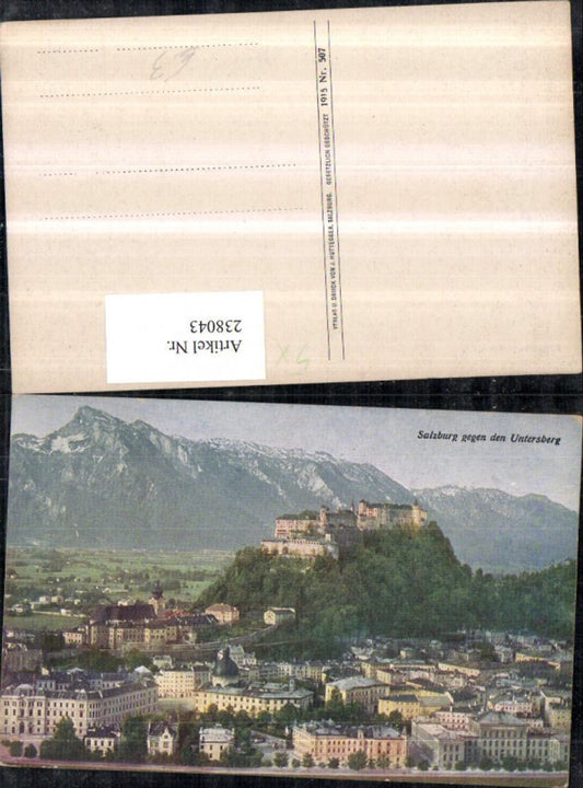 238043,Salzburg Totale geg. d. Untersberg