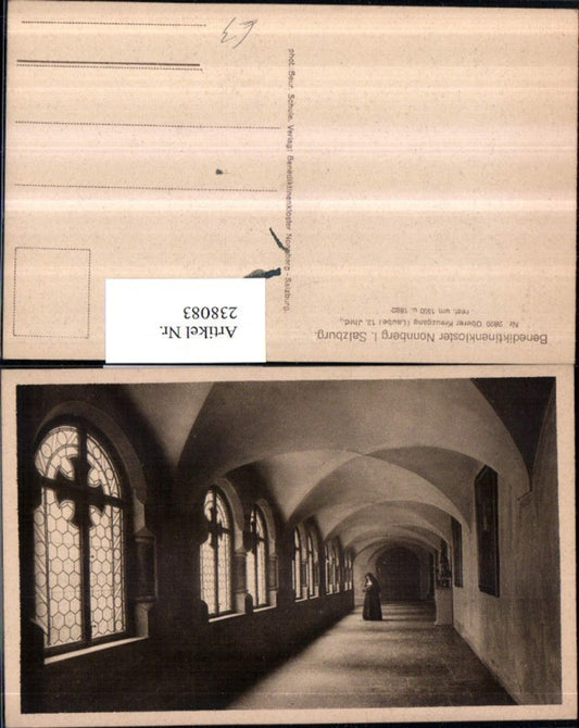 238083,Salzburg Benediktinenkloster Nonnberg Oberer Kreuzgang