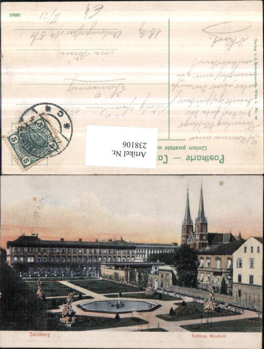 238106,Salzburg Schloss Mirabell m. Garten