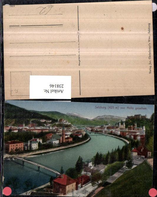 238146,Salzburg Totale von Mülln gesehen