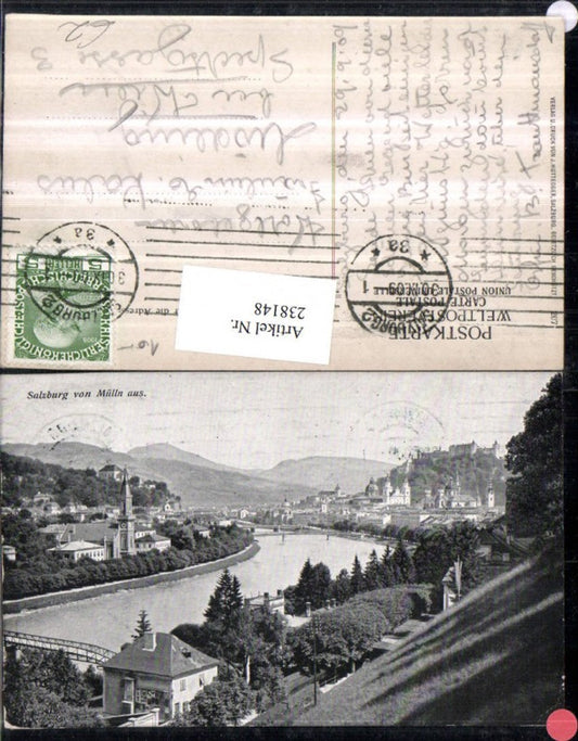 238148,Salzburg Totale von Mülln aus