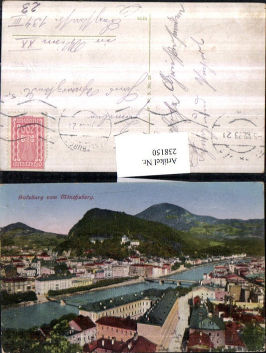 238150,Salzburg Totale v. Mönchsberg