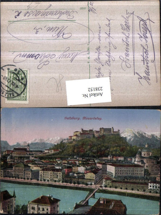 238152,Salzburg Totale Mozartsteg u. Festung