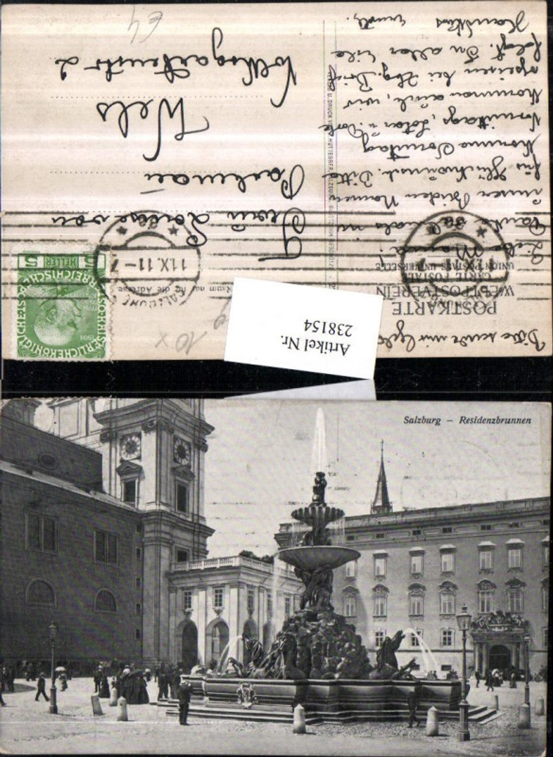238154,Salzburg Residenzbrunnen Brunnen