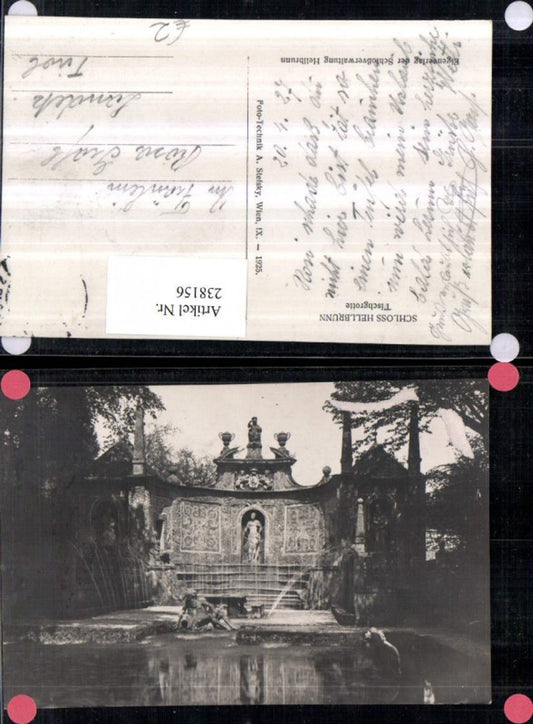 238156,Salzburg Schloss Hellbrunn Tischgrotte