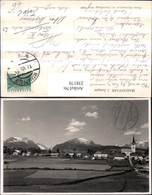 238170,Mariapfarr im Lungau Totale