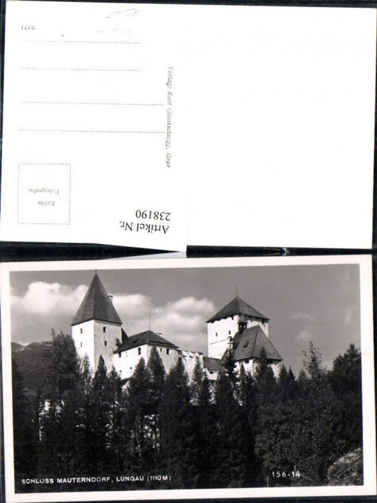 238190,Schoss Mauterndorf im Lungau