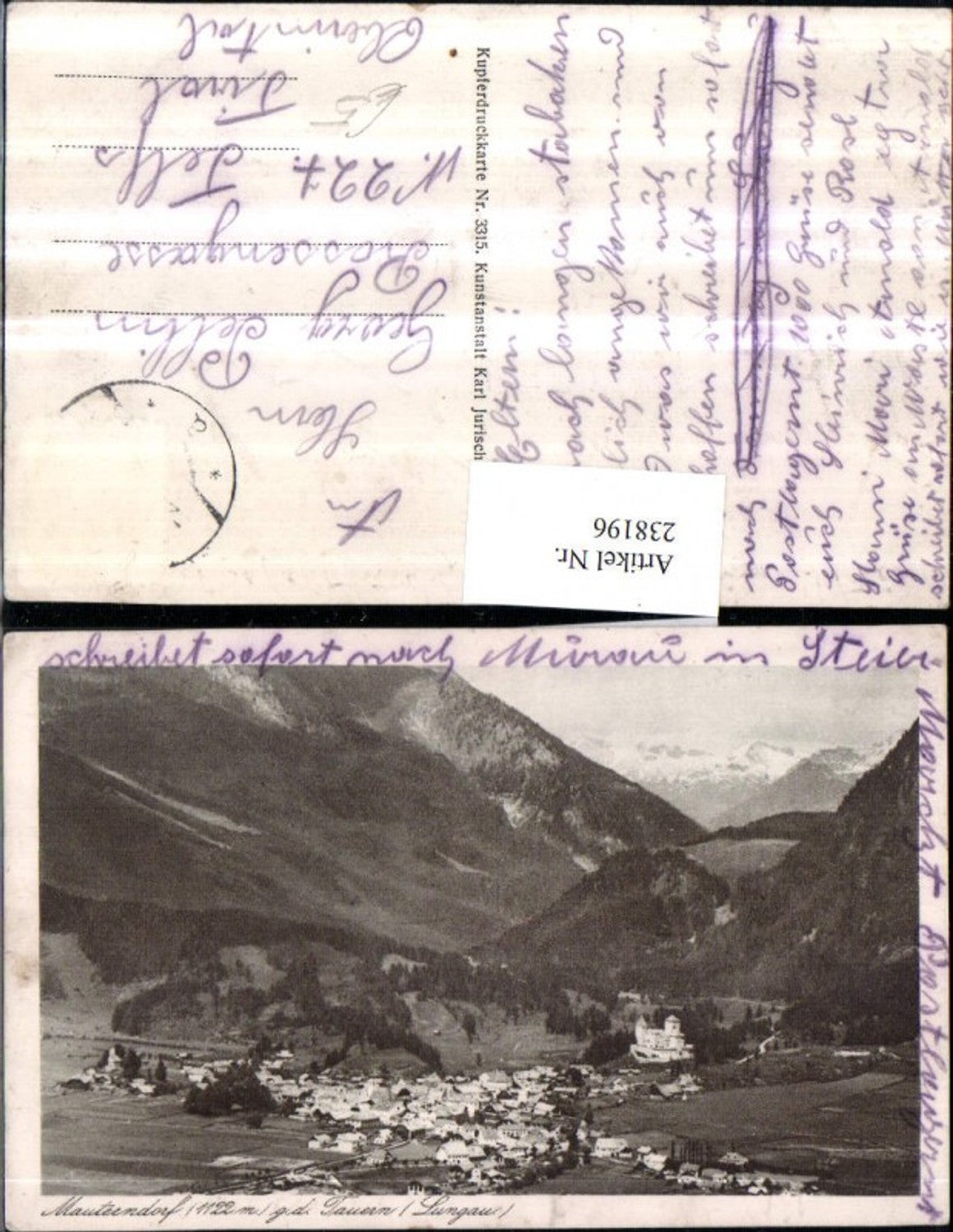 238196,Mauterndorf im Lungau Totale geg. d. Tauern