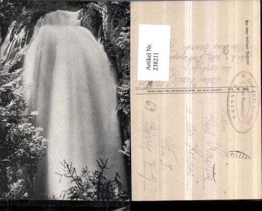 238211,Der obere Gollinger Wasserfall b. Golling