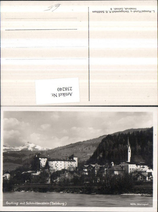 238240,Golling Teilansicht Schloss m. Schmittenstein