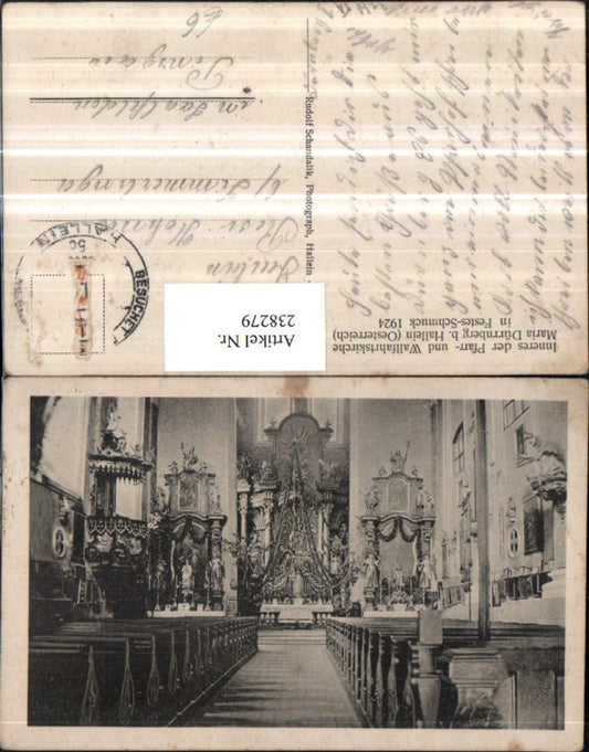 238279,Maria Dürrnberg b. Hallein Kirche Innenansicht in Festes-Schmuck