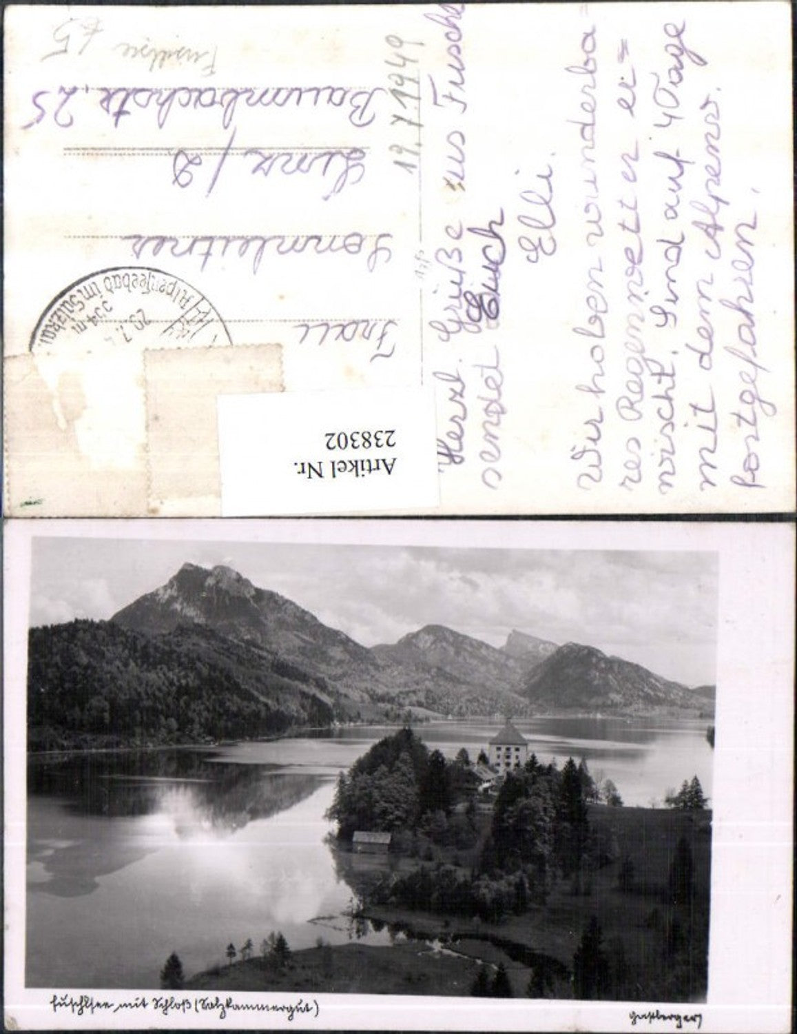 238302,Fuschlsee See m. Schloss