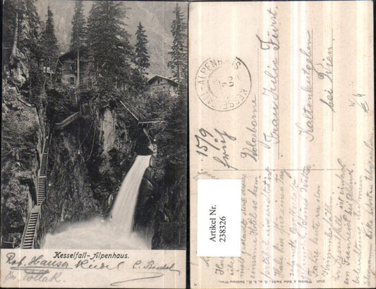 238326,Kesselfall-Alpenhaus Wasserfall b. Kaprun