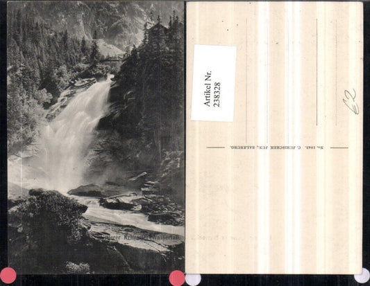238328,Mittlerer Krimmler Wasserfall b. Krimml