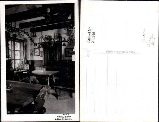 238346,Lofer Hotel Bräu Bräu-Stüberl Brauerei Innenansicht